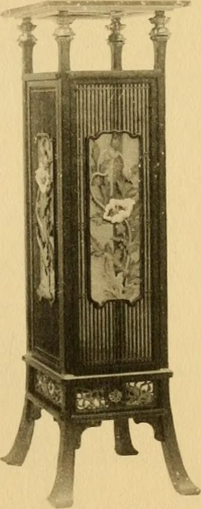 An illustration from Catalogue of room decorations and artistic furniture., 1905, leaf 40