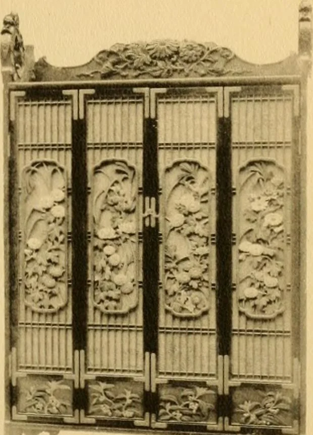 An illustration from Catalogue of room decorations and artistic furniture., 1905, leaf 48