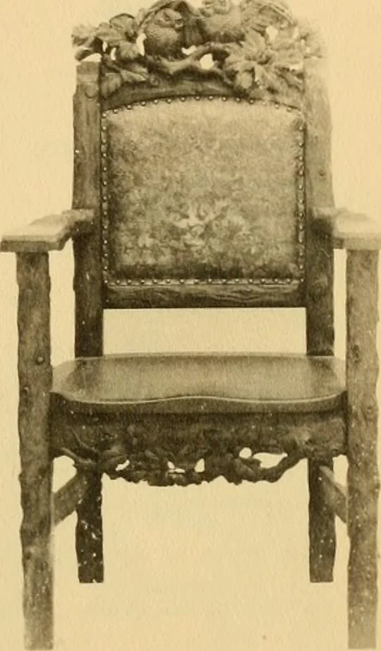 An illustration from Catalogue of room decorations and artistic furniture., 1905, leaf 52