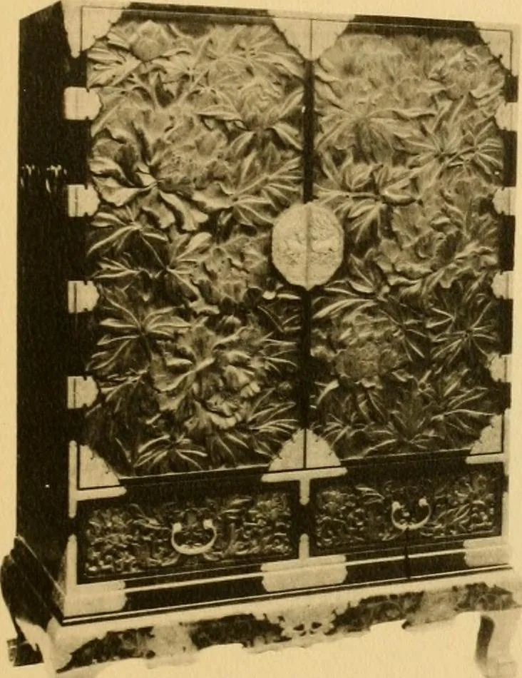 An illustration from Catalogue of room decorations and artistic furniture., 1905, leaf 56