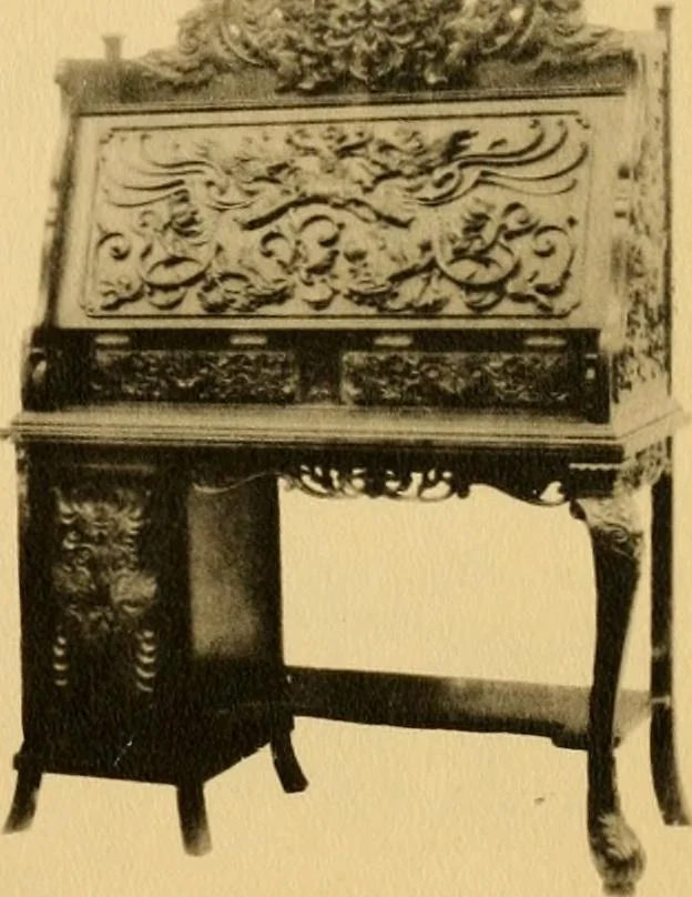 An illustration from Catalogue of room decorations and artistic furniture., 1905, leaf 58