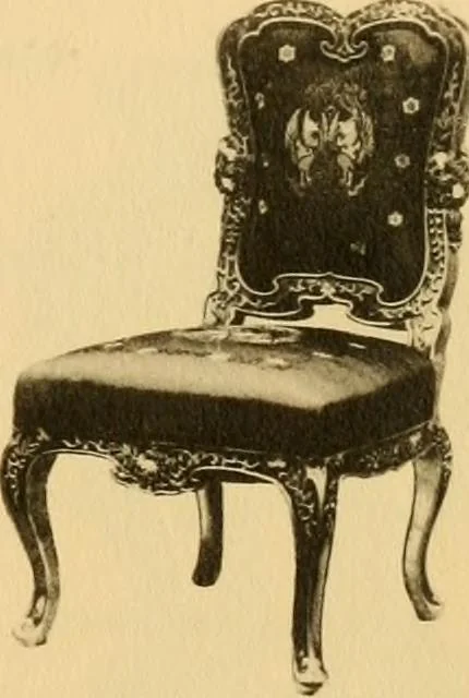 An illustration from Catalogue of room decorations and artistic furniture., 1905, leaf 68