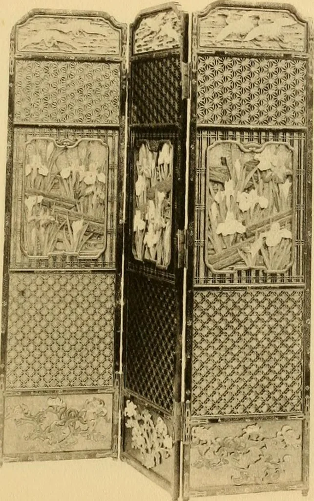 An illustration from Catalogue of room decorations and artistic furniture., 1905, leaf 70