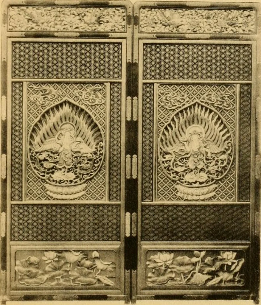 An illustration from Catalogue of room decorations and artistic furniture., 1905, leaf 72