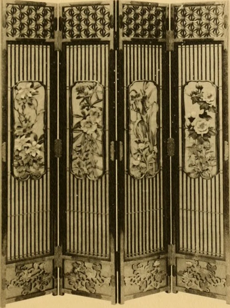 An illustration from Catalogue of room decorations and artistic furniture., 1905, leaf 74