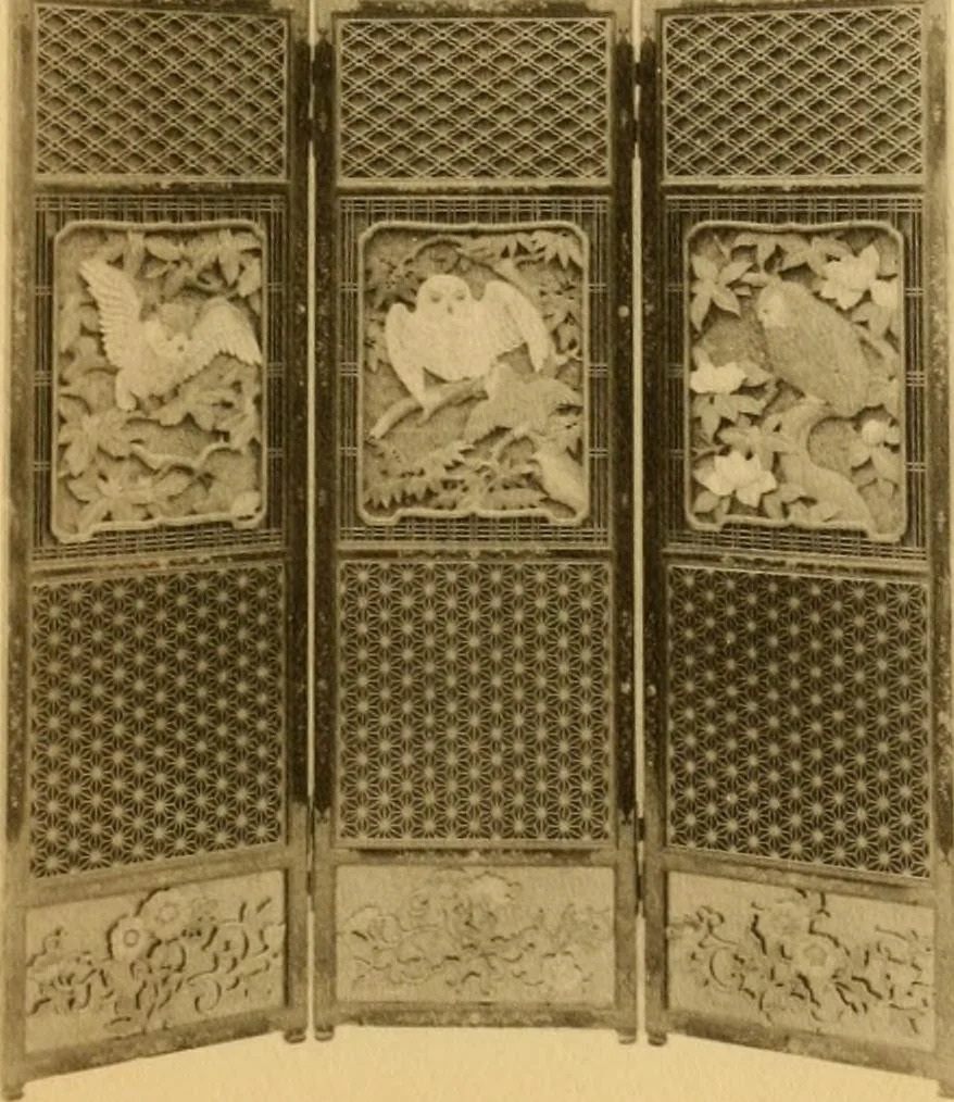 An illustration from Catalogue of room decorations and artistic furniture., 1905, leaf 76