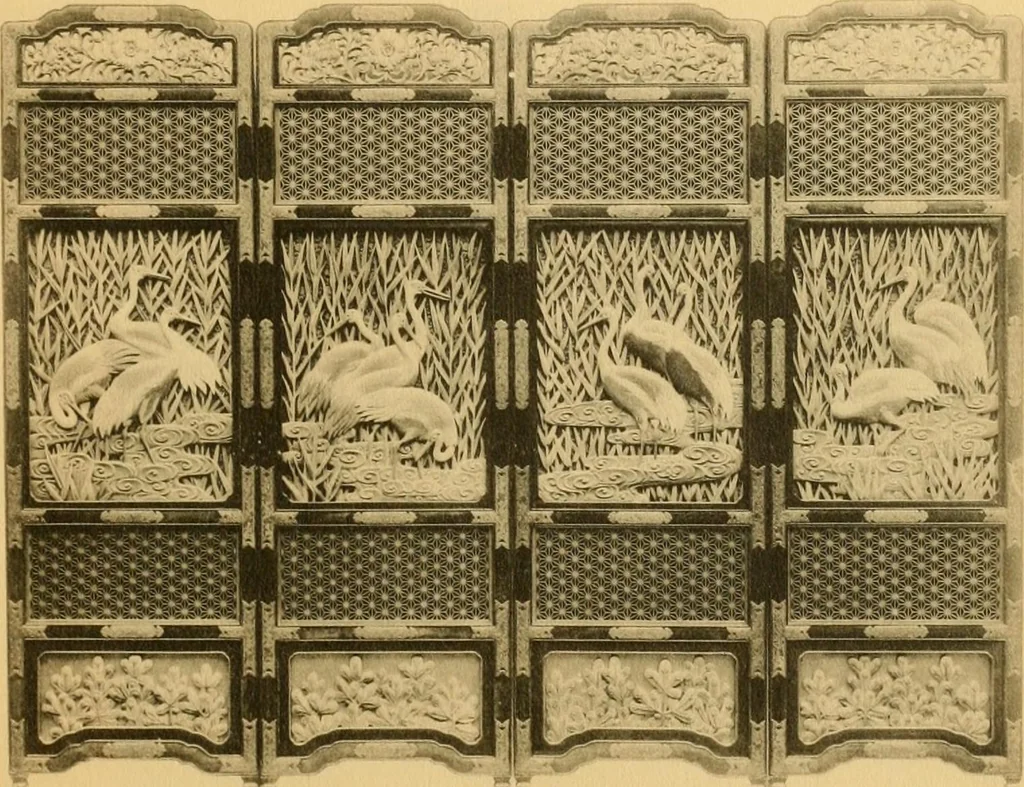 An illustration from Catalogue of room decorations and artistic furniture., 1905, leaf 80