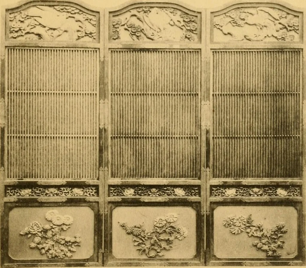 An illustration from Catalogue of room decorations and artistic furniture., 1905, leaf 82