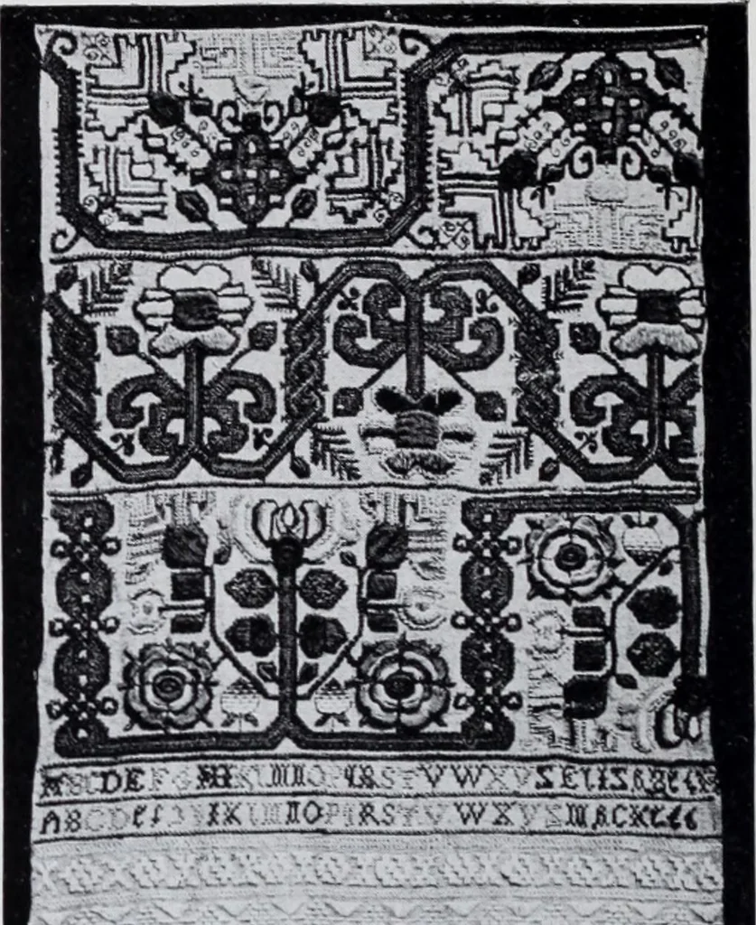 An illustration from Catalogue of samplers : with 16 illustrations, 1922, leaf 81