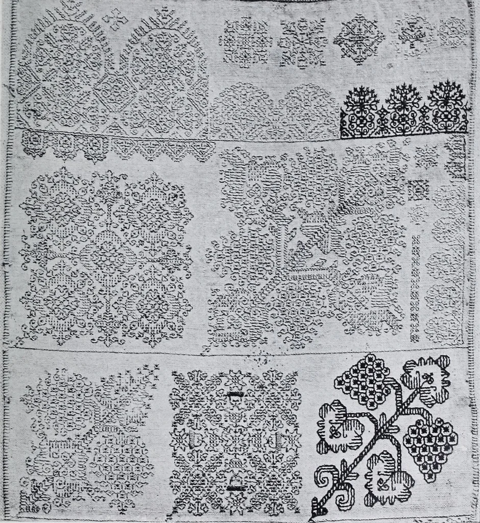An illustration from Catalogue of samplers : with 16 illustrations, 1922, leaf 82
