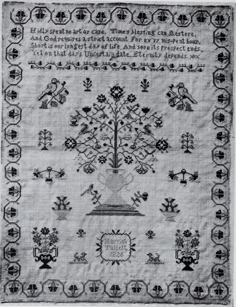 An illustration from Catalogue of samplers : with 16 illustrations, 1922, leaf 85