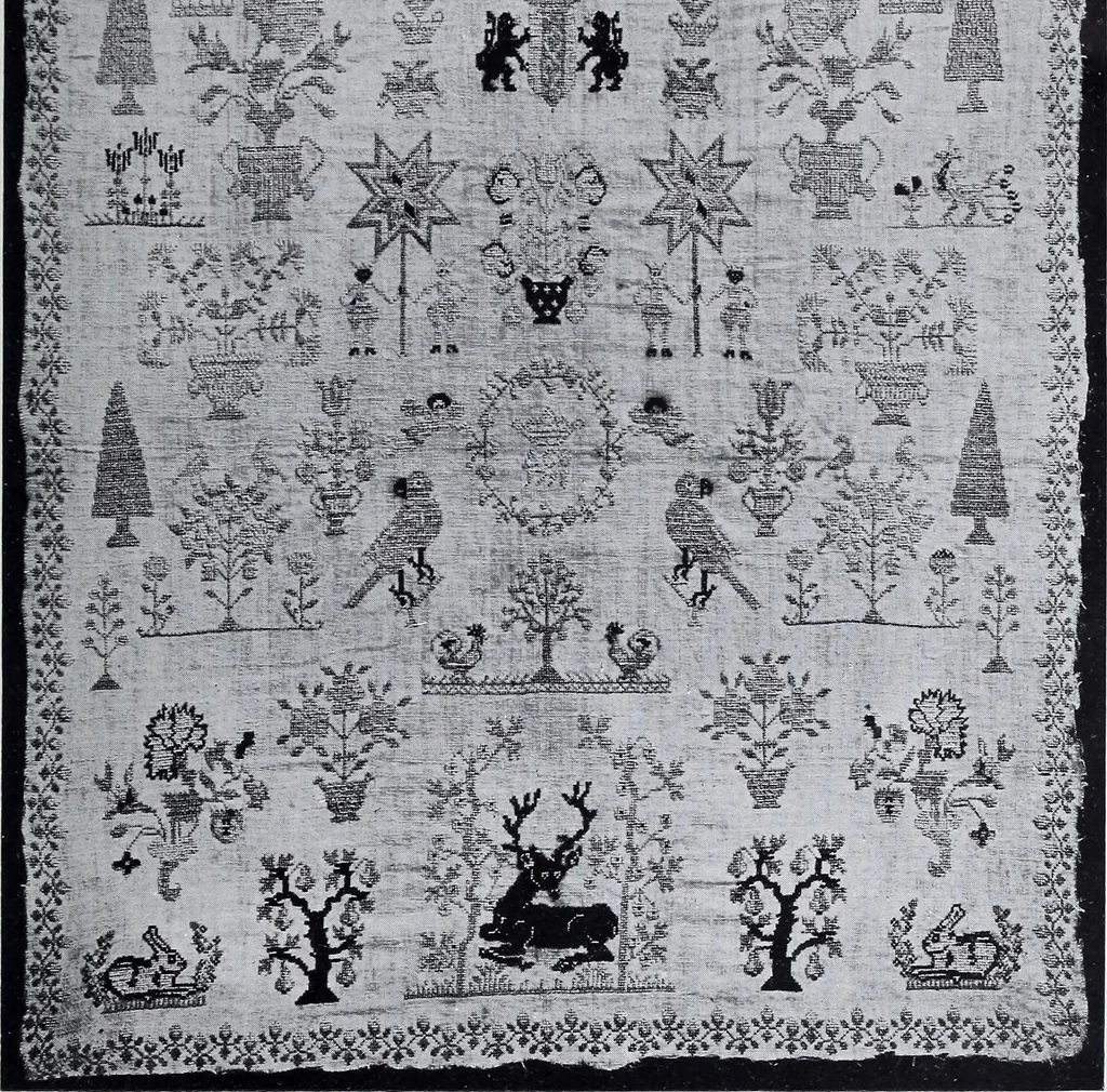 An illustration from Catalogue of samplers : with 16 illustrations, 1922, leaf 86