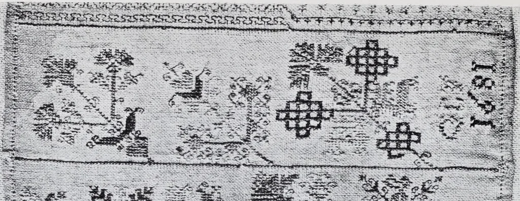 An illustration from Catalogue of samplers : with 16 illustrations, 1922, leaf 87