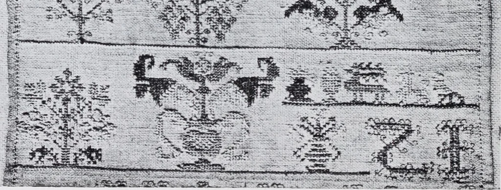 An illustration from Catalogue of samplers : with 16 illustrations, 1922, leaf 87