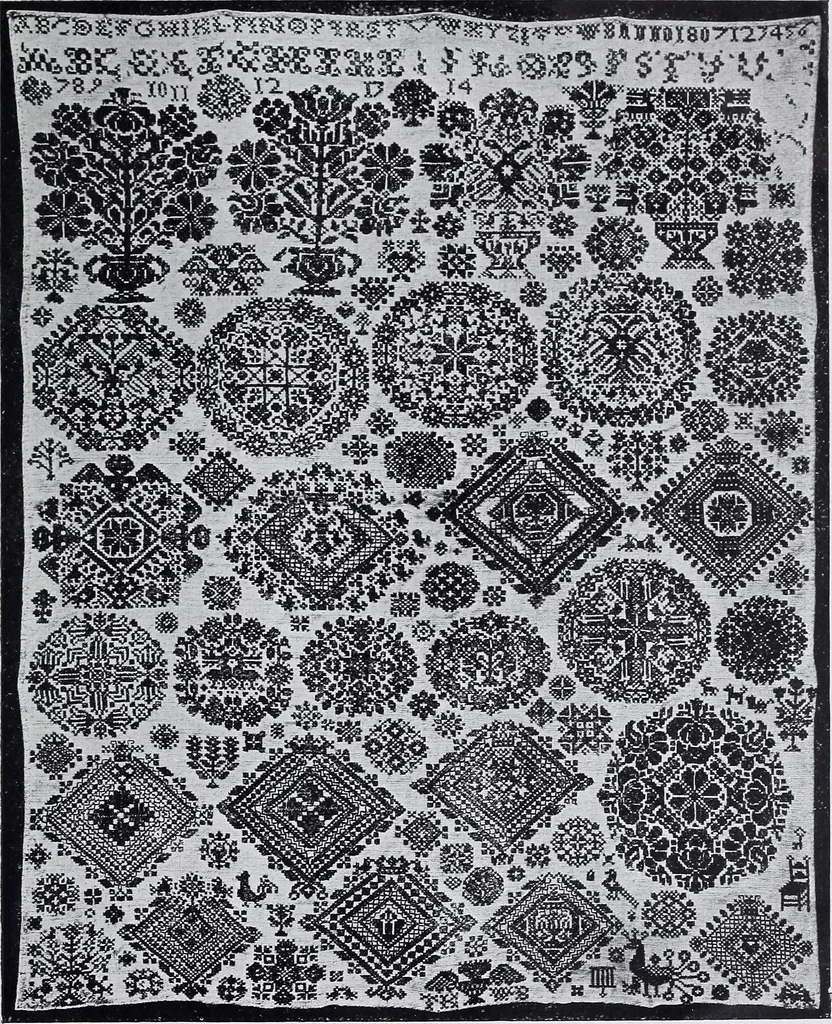 An illustration from Catalogue of samplers : with 16 illustrations, 1922, leaf 88