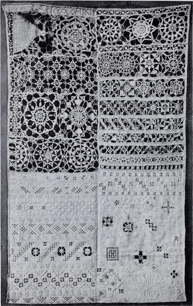 An illustration from Catalogue of samplers : with 16 illustrations, 1922, leaf 91