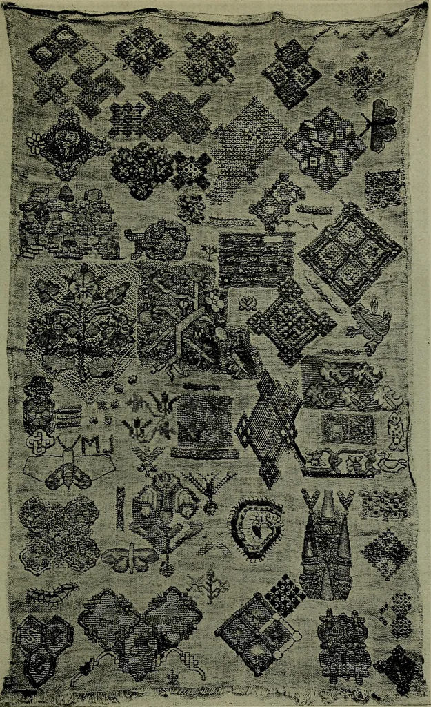 An illustration from Catalogue of samplers, with 16 illustrations, 1922, leaf 76