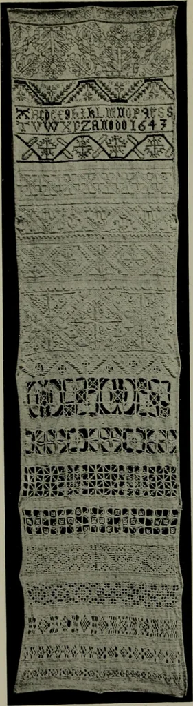 An illustration from Catalogue of samplers, with 16 illustrations, 1922, leaf 77