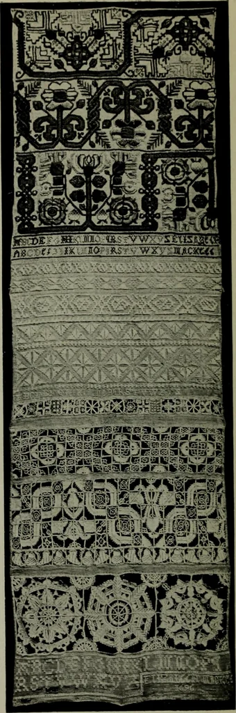 An illustration from Catalogue of samplers, with 16 illustrations, 1922, leaf 77