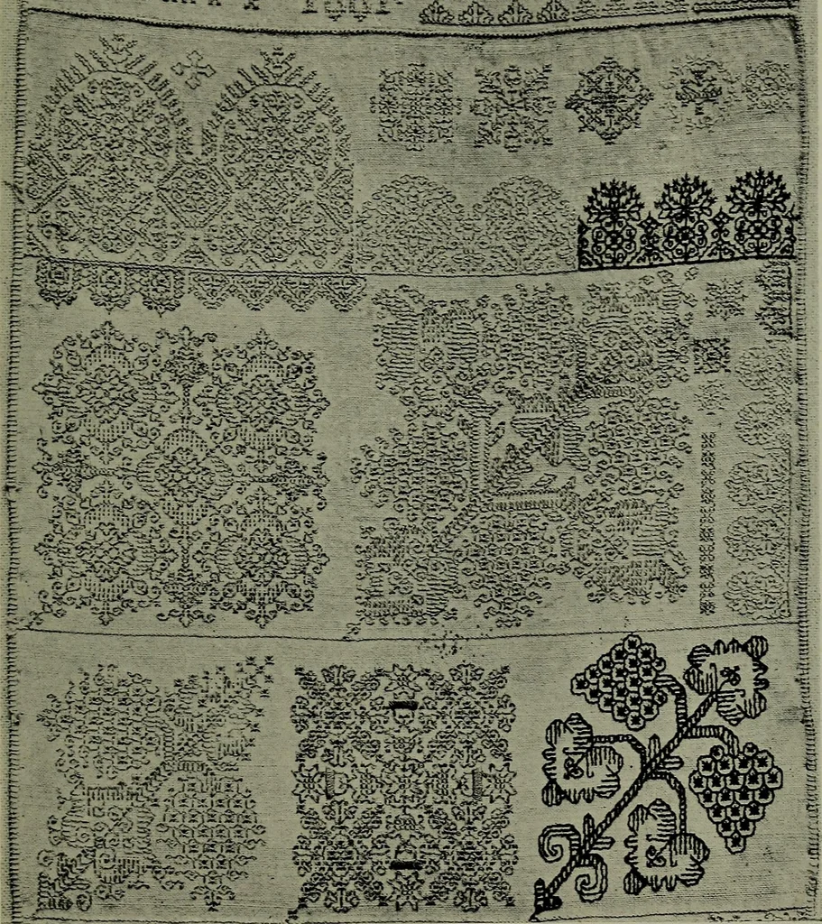 An illustration from Catalogue of samplers, with 16 illustrations, 1922, leaf 78