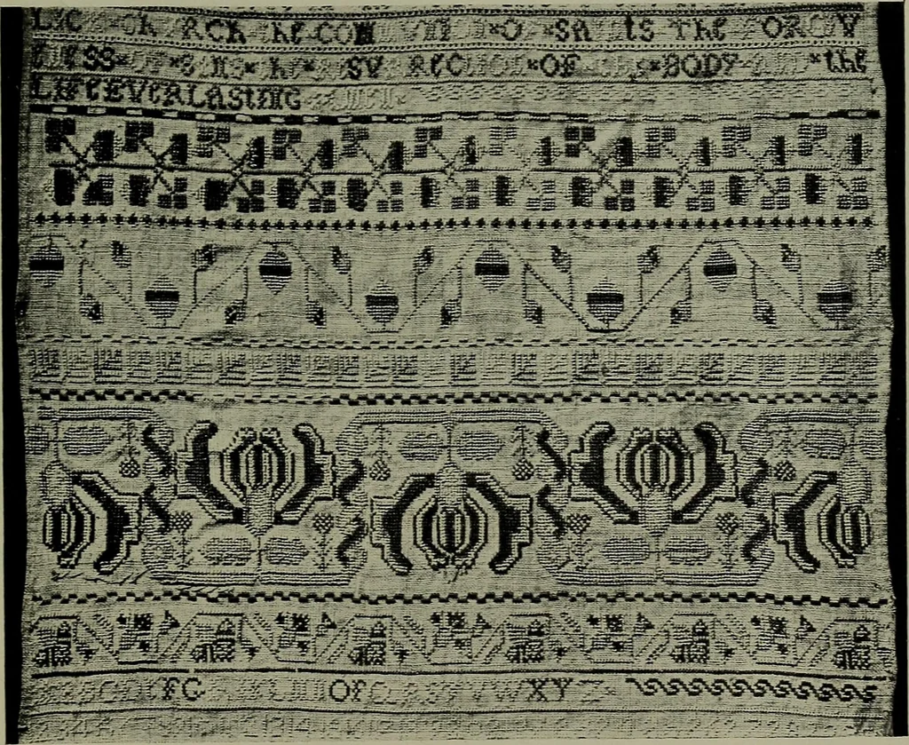 An illustration from Catalogue of samplers, with 16 illustrations, 1922, leaf 80