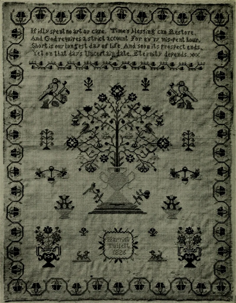 An illustration from Catalogue of samplers, with 16 illustrations, 1922, leaf 81