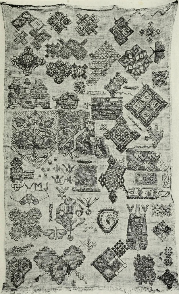 An illustration from Catalogue of samplers, 1915, leaf 66