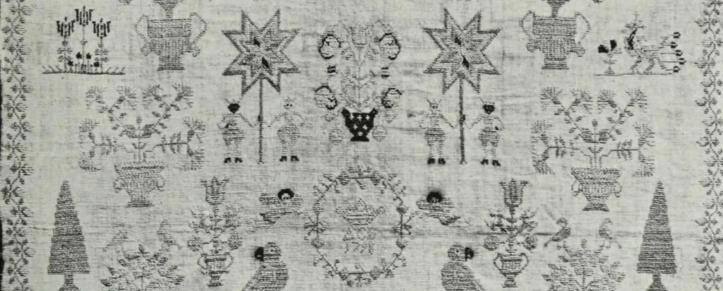 An illustration from Catalogue of samplers, 1915, leaf 78