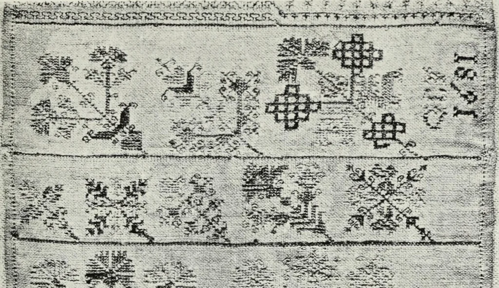 An illustration from Catalogue of samplers, 1915, leaf 80