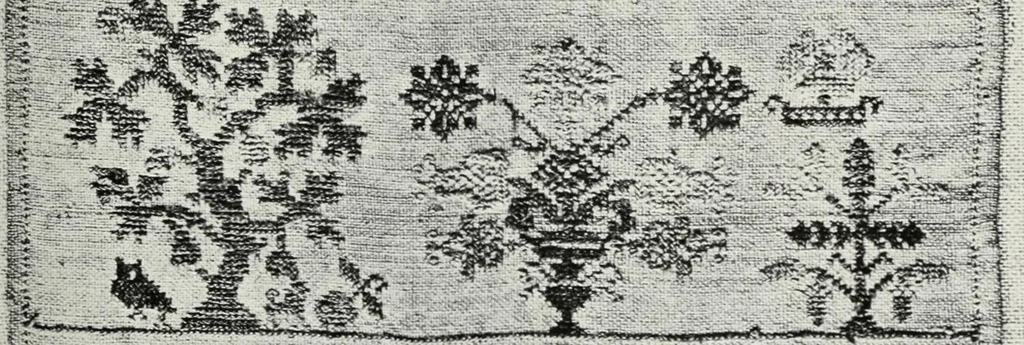 An illustration from Catalogue of samplers, 1915, leaf 80