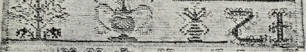 An illustration from Catalogue of samplers, 1915, leaf 80