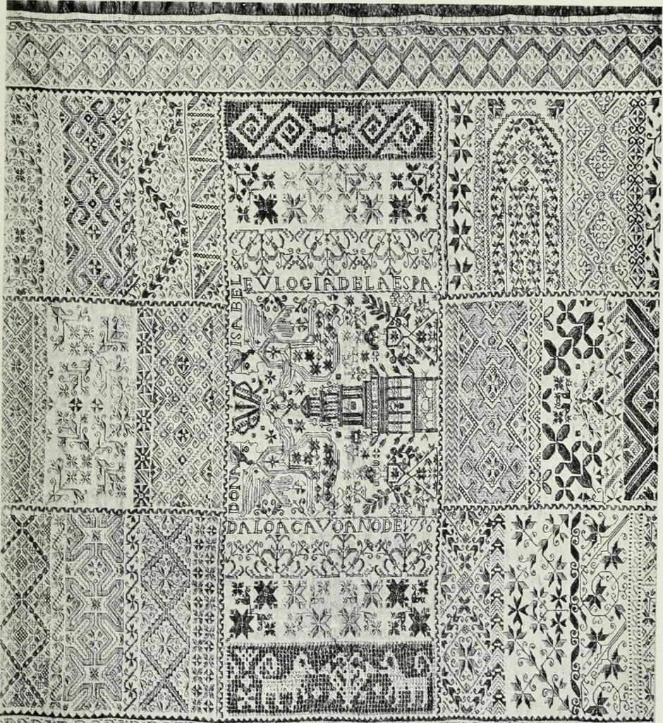 An illustration from Catalogue of samplers, 1915, leaf 86