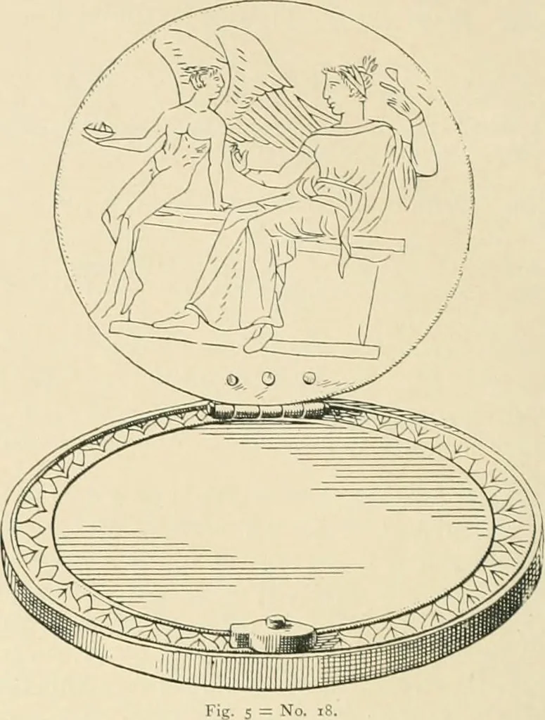 An illustration from Catalogue of the silver plate (Greek, Etruscan and Roman) in the British Museum, 1921, leaf 33