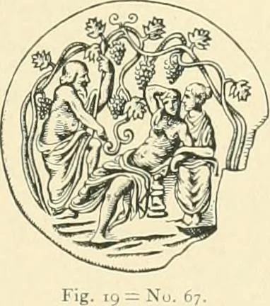 An illustration from Catalogue of the silver plate (Greek, Etruscan and Roman) in the British Museum, 1921, leaf 42