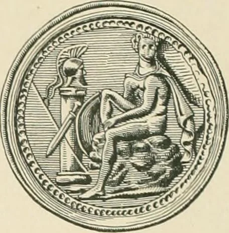 An illustration from Catalogue of the silver plate (Greek, Etruscan and Roman) in the British Museum, 1921, leaf 43