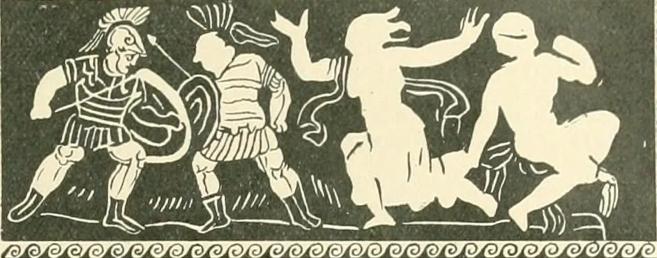 An illustration from Catalogue of the silver plate (Greek, Etruscan and Roman) in the British Museum, 1921, leaf 52