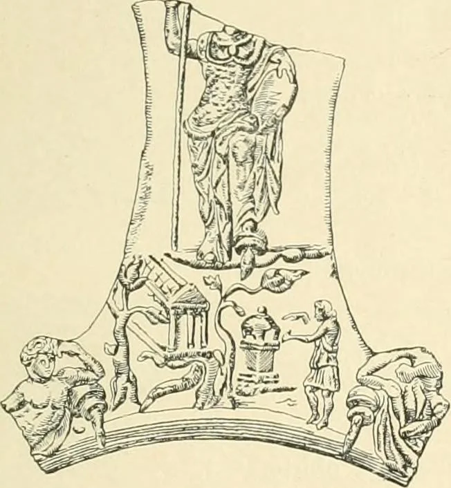An illustration from Catalogue of the silver plate (Greek, Etruscan and Roman) in the British Museum, 1921, leaf 78