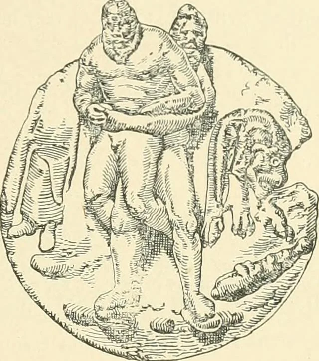 An illustration from Catalogue of the silver plate (Greek, Etruscan and Roman) in the British Museum, 1921, leaf 78