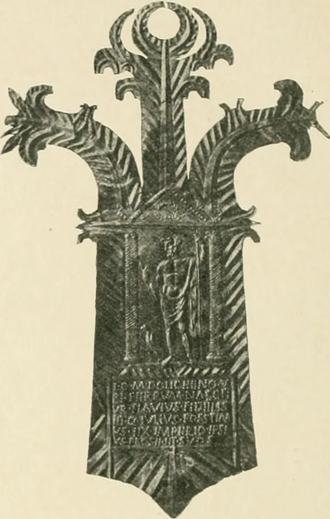 An illustration from Catalogue of the silver plate (Greek, Etruscan and Roman) in the British Museum, 1921, leaf 83
