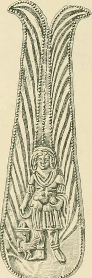 An illustration from Catalogue of the silver plate (Greek, Etruscan and Roman) in the British Museum, 1921, leaf 85