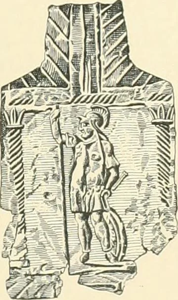 An illustration from Catalogue of the silver plate (Greek, Etruscan and Roman) in the British Museum, 1921, leaf 88