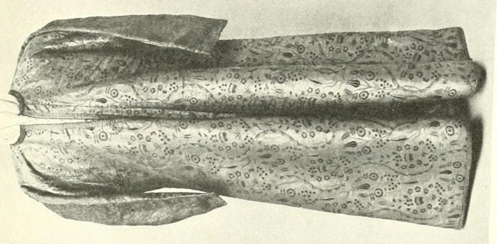 An illustration from Catalogue of a special exhibition of textiles, 1915, leaf 129