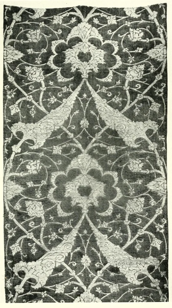 An illustration from Catalogue of a special exhibition of textiles, 1915, leaf 135