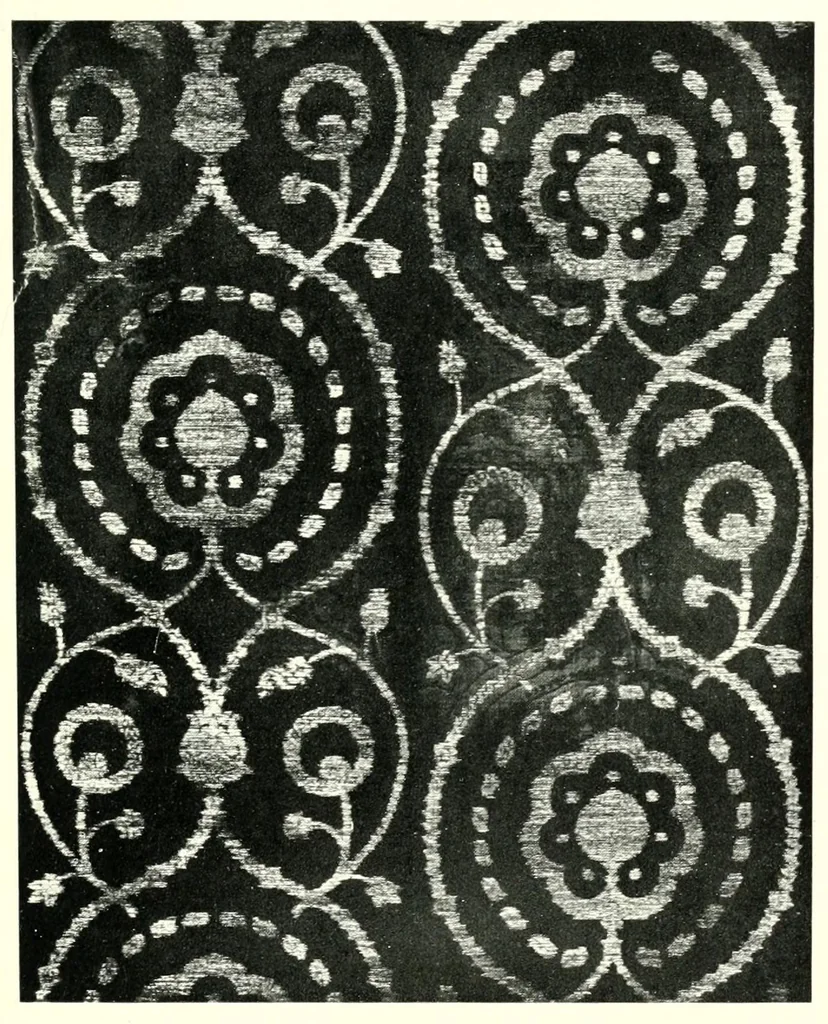 An illustration from Catalogue of a special exhibition of textiles, 1915, leaf 139