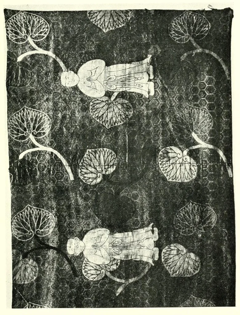 An illustration from Catalogue of a special exhibition of textiles, 1915, leaf 161
