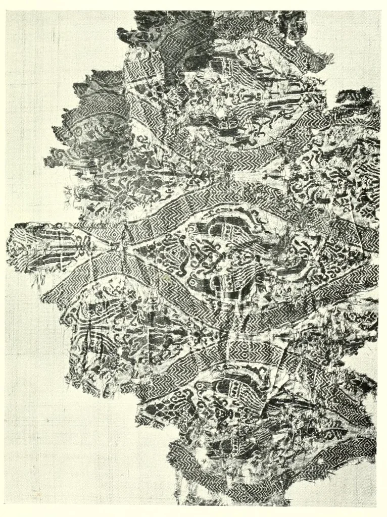 An illustration from Catalogue of a special exhibition of textiles, 1915, leaf 49