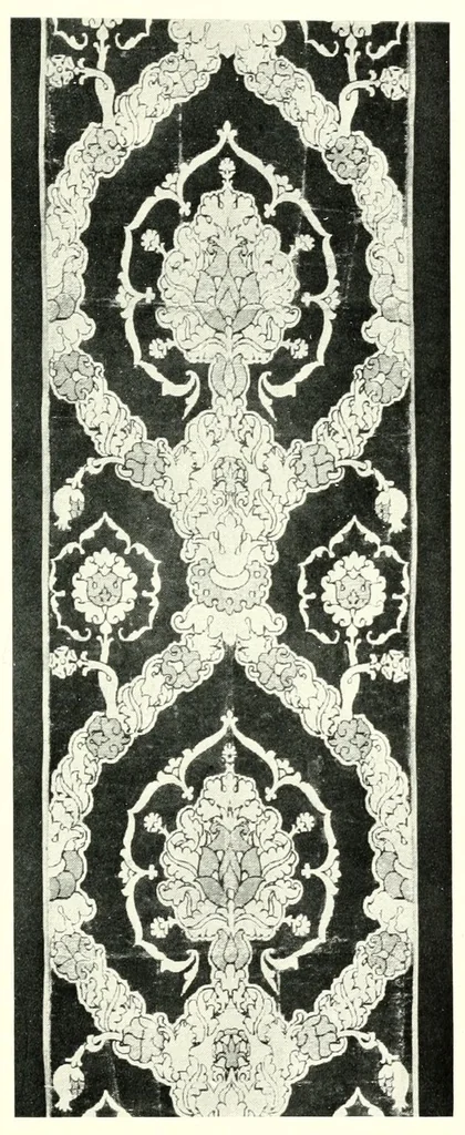 An illustration from Catalogue of a special exhibition of textiles, 1915, leaf 83