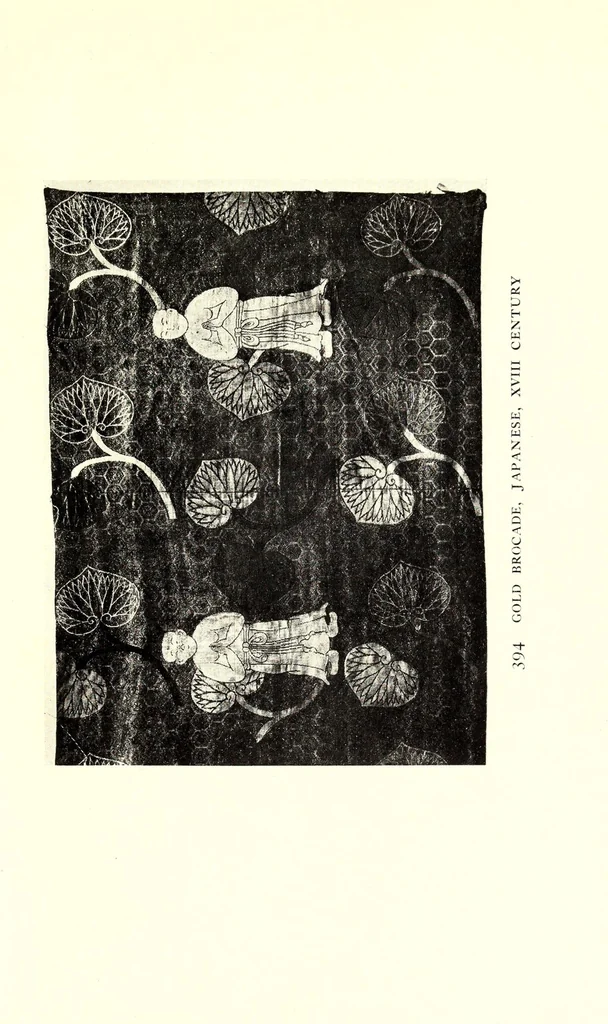 An illustration from Catalogue of a special exhibition of textiles, 1915, leaf 157