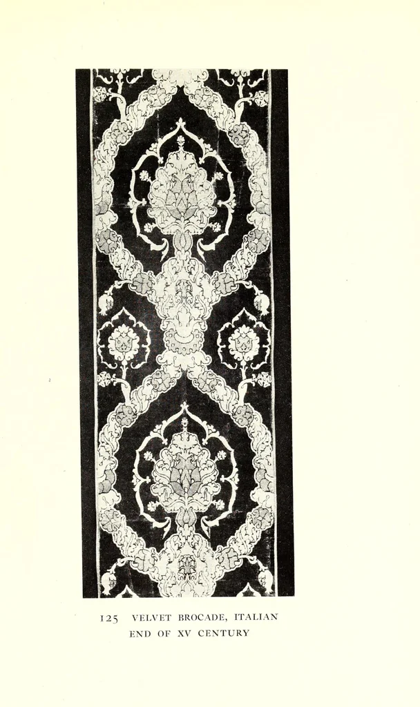 An illustration from Catalogue of a special exhibition of textiles, 1915, leaf 79