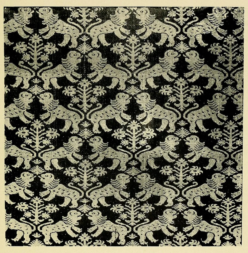 An illustration from Catalogue of a special exhibition of textiles, 1916, leaf 101